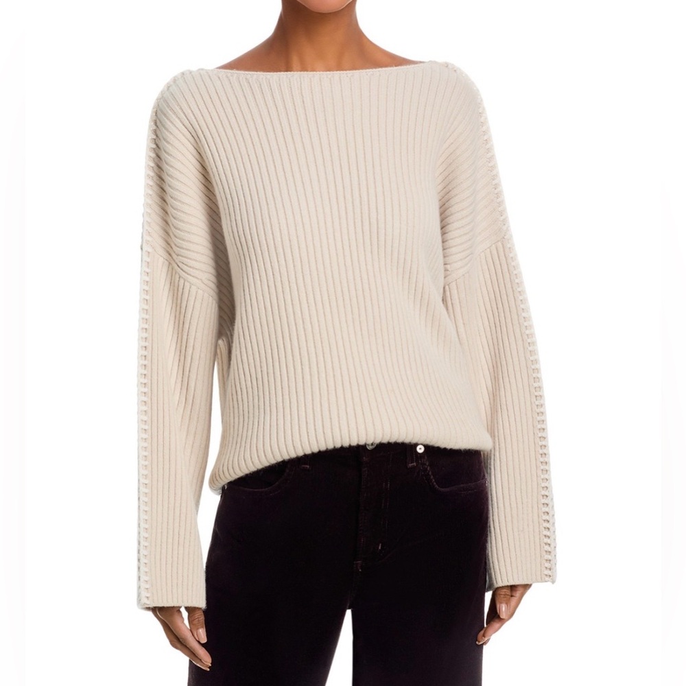 Rag & Bone Ingrid Boat Neck Wool Sweater NWT XL